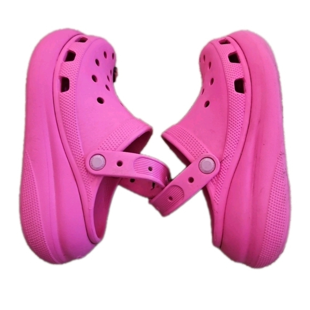 Crocs Classic Womens Pink Crush Platform Comfortable Slip-On Causal Clog 7 - Picture 8 of 13